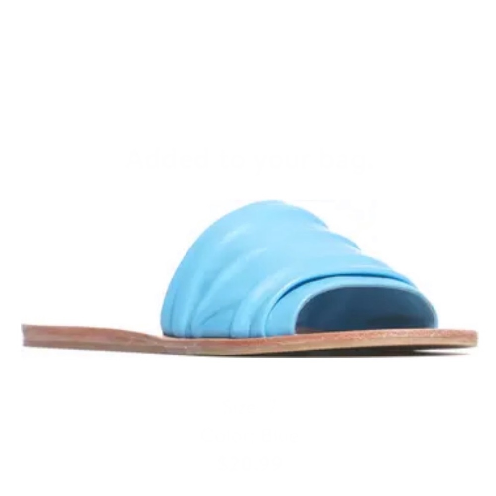 PAIGE Blue Emilia Slide Sandal